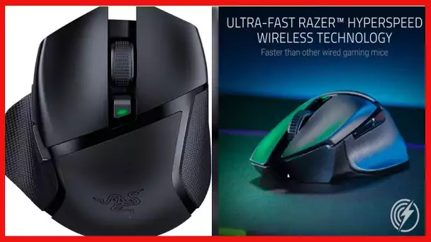 Razer Basilisk X Hyperspeed Wireless Gaming Mouse: Bluetooth & Wireless Compatible, 16K DPI Optical