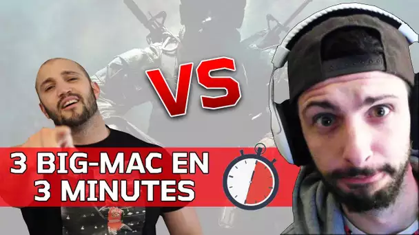 Gagne ou Gage #1 : Si Sackzi perd il devra manger 3 BiGMAC en 3 min!