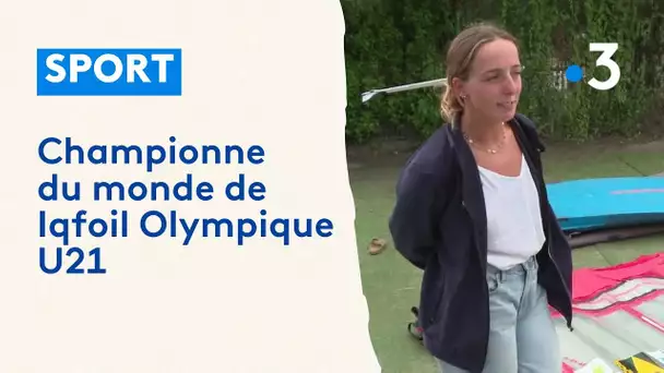 Manon Pianazza, championne du monde de Iqfoil Olympique U21