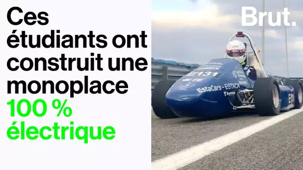 Ces étudiants construisent une monoplace 100 % électrique