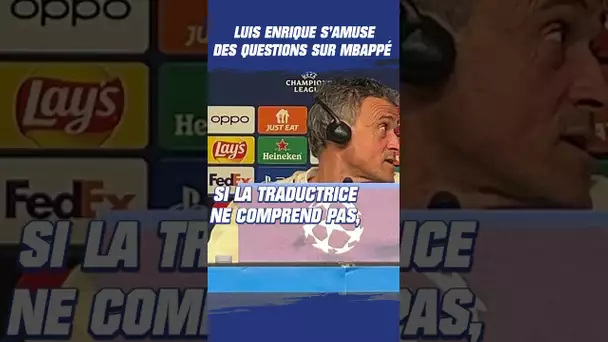 Interrogé sur Mbappé, Luis Enrique s'amuse