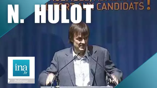 Le pacte écologique de Nicolas Hulot | Archive INA