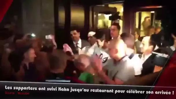 Quand les supporters du Milan suivent Kaka au restaurant...