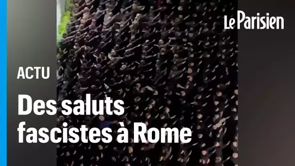 Des saluts fascistes lors d'un rassemblement d'extrême-droite à Rome choque l'Italie