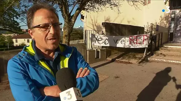 Rentrée scolaire : le personnel du collège François Truffaut fait grève à l'Isle-d'Abeau (Isère)