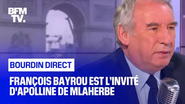 François Bayrou face à Apolline de Malherbe en direct