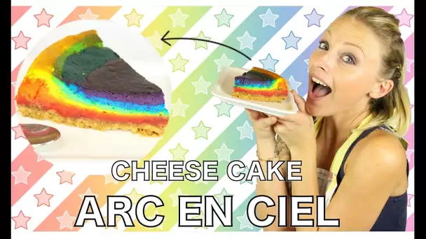 ♡• JE ME FAIS ARRETER !!! | RECETTE CHEESECAKE ARC EN CIEL •♡