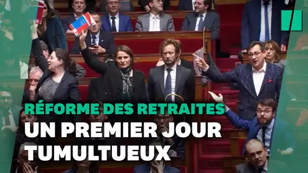 Réforme des retraites : un premier jour dans l'hémicycle sous tension