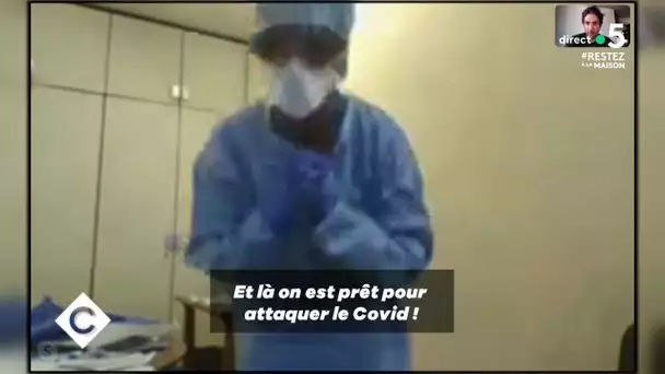 Le 5 sur 5 : au coeur de l'Hôpital Bichat - C à Vous - 23/03/2020