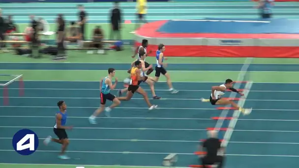 Liévin 2019 : Finale 60 m haies Cadets (Record de France de Sasha Zhoya en 7&#039;&#039;48)