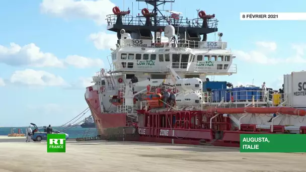Italie : 422 migrants secourus débarquent de l’Ocean Viking dans un port sicilien