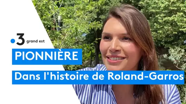 Une femme journaliste pour commenter la finale du tournoi de tennis de Roland-Garros