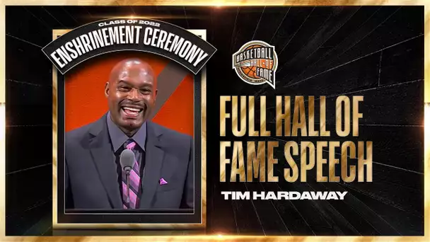Tim Hardaway | Hall of Fame Enshrinement Speech