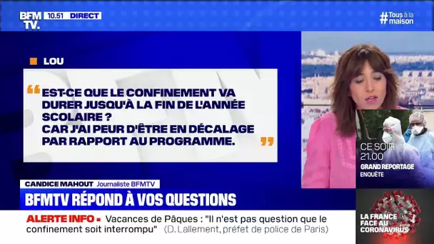 Le confinement va-t-il durer jusqu'à la fin de l'année scolaire ? BFMTV répond à vos questions