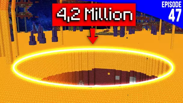 J'ai creusé 4,2 Millions de blocs pour vider le Nether... - Episode 47 | Minecraft Moddé S6