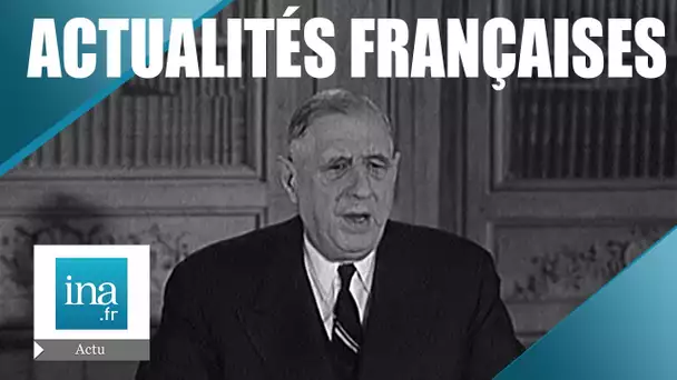 Les Actualités Françaises de Janvier 1962 | Archive INA
