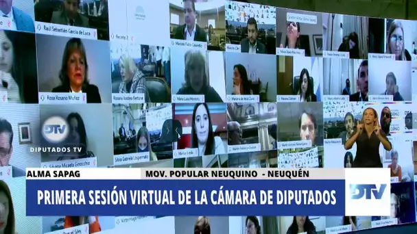 Coronavirus: en Argentine, les députés siègent désormais... dans un écran géant