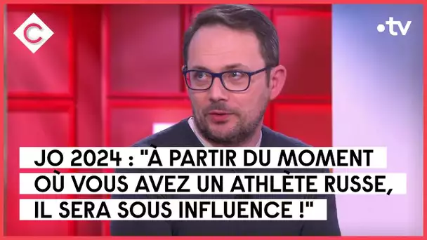 Des athlètes russes aux JO 2024 ? Jean-Baptiste Guégan - Le 5/5 - C à Vous - 29/03/2023