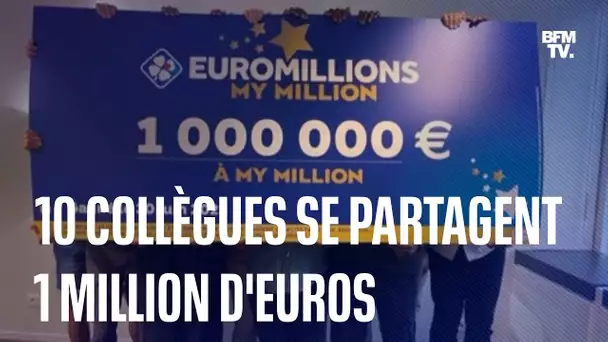 Paris: 10 collègues ouvriers remportent 1 million d’euros à l’Euromillions