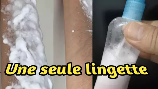 Arrêtez de vous raser ! En une seule lingette, débarrassez-vous des poils du corps