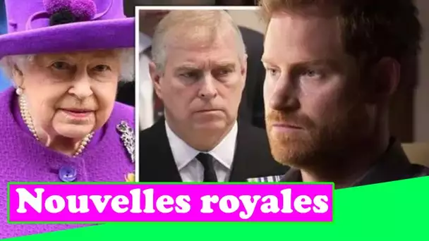 La reine ne pourra pas «endurer» plus de chagrin du prince Andrew et Harry