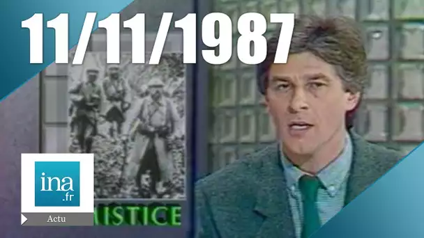 20h Antenne 2 du 11novembre 1987 - Les cérémonies du 11/11 | Archive INA