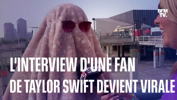 L’interview de cette fan de Taylor Swift cachée sous une couverture devient virale
