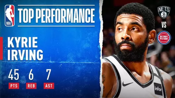 Kyrie SHOWS OUT In Detroit!