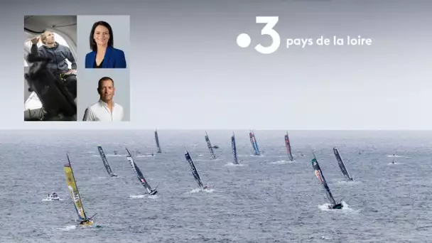 DIRECT - Vendée Globe :  vivez la descente du chenal par les skippers puis le départ