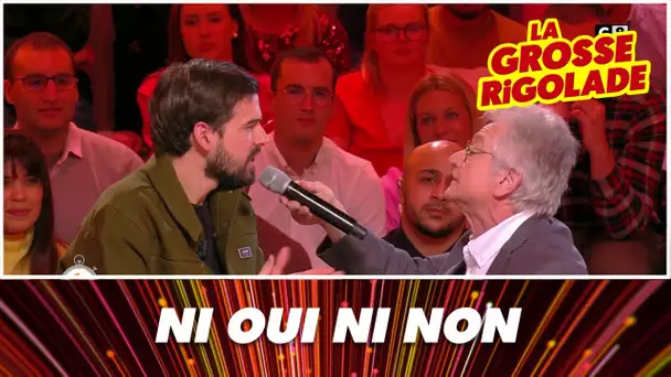 Jean-Pierre Descombes teste les invités au jeu du "Ni oui, ni non"