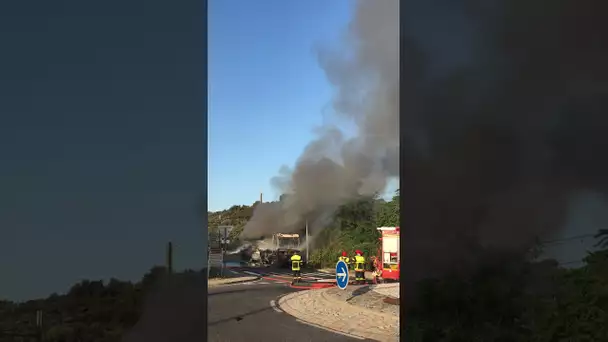 Pyrénées-Orientales : incendie à Banyuls-sur-Mer