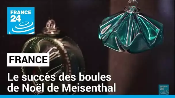 Strasbourg : le succès des boules de Noël de Meisenthal • FRANCE 24