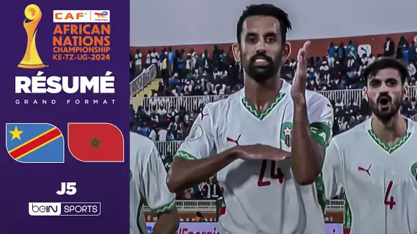 Résumé : Le Maroc corrige la RD Congo et se qualifie en quarts de finale de la CHAN !