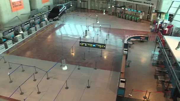 Coronavirus : l'aéroport de Nice à l'arrêt