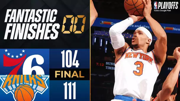 Final 4:43 WILD ENDING 76ers at Knicks #NBAPlayoffs Round 1 | April 20, 2024