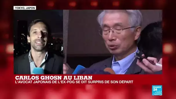 Carlos Ghosn laisse son avocat atterré et fuit le Japon pour le Liban