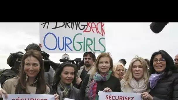 Trierweiler, Bruni, Lamy... dénoncent l#039;enlèvement des fillettes au Nigeria