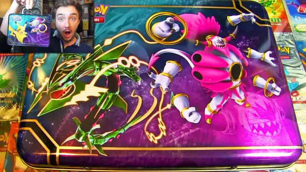 Ouverture d&#039;un COFFRE AUX TRESORS POKEMON ! MEGA RAYQUAZA VS HOOPA !
