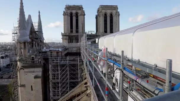 Deux-Sèvres : l'entreprise Deya fabrique des échaffaudages pour la rénovation de Notre-Dame