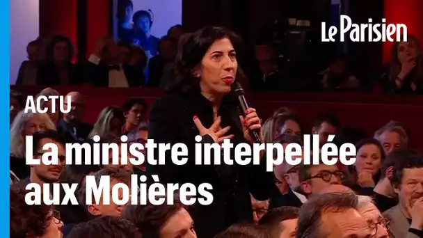 « Là, ce n’est pas possible » : quand la ministre Rima Abdul Malak se lève et répond aux Molières