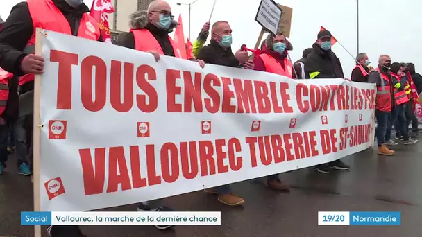 Rouen : une marche blanche pour dénoncer la fermeture du site Vallourec