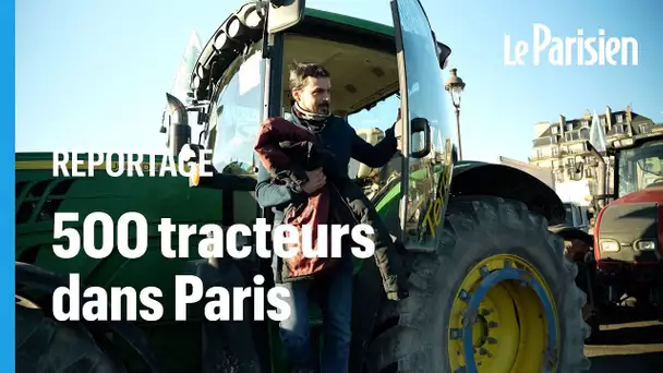 Paris : 500 tracteurs dans la capitale pour protester contre l'interdiction d'un insecticide