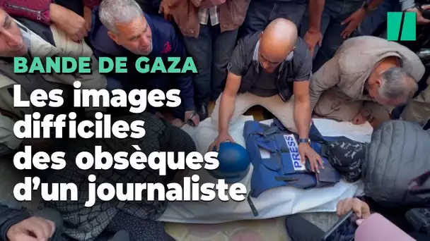 Les funérailles déchirantes de Samer Abou Daqa, journaliste tué par une frappe israélienne