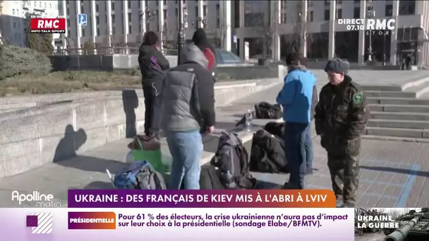 Nos reporters RMC ont rencontré deux Français, Anna et Mohamed, à Lviv