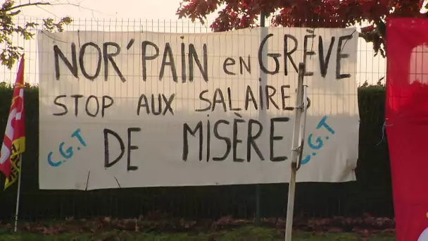 En Normandie, les salariés de Nor'pain en grève en ont "assez d'être dans le pétrin" tous les mois