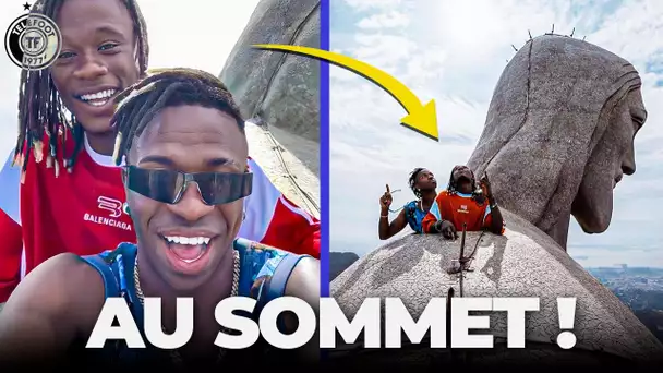 Camavinga ET Vinicius en ROUE LIBRE en vacances au Brésil  😂 - La Quotidienne #1343