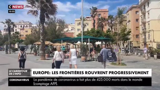 Europe : les frontières rouvrent progressivement