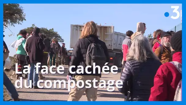 Manifestation contre une plateforme de compostage dans les Hautes-Alpes
