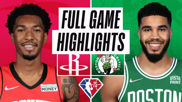 ROCKETS at CELTICS | FULL GAME HIGHLIGHTS | November 22, 2021