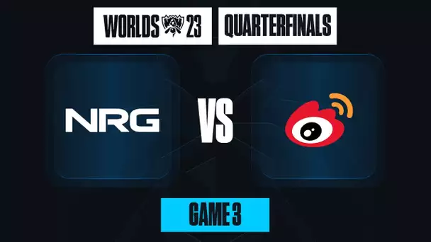 NRG vs WEIBO GAMING - PALAFAKER DÉCIDE DE SORTIE SON YONE MID [Quart de Finale] [Game 3]